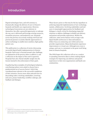 Digital health: Ontario Hospitals | PDF