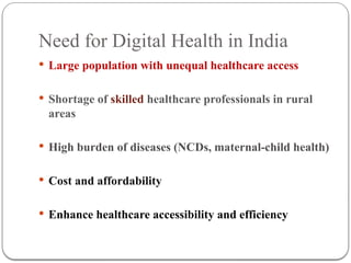 PPT on Digital Health Services In India for Nursing Students | PPTX