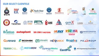 OUR SELECT CLIENTELE
 