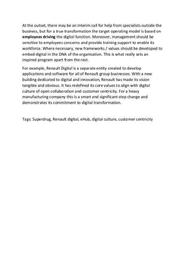 The Digital Hub Strategy