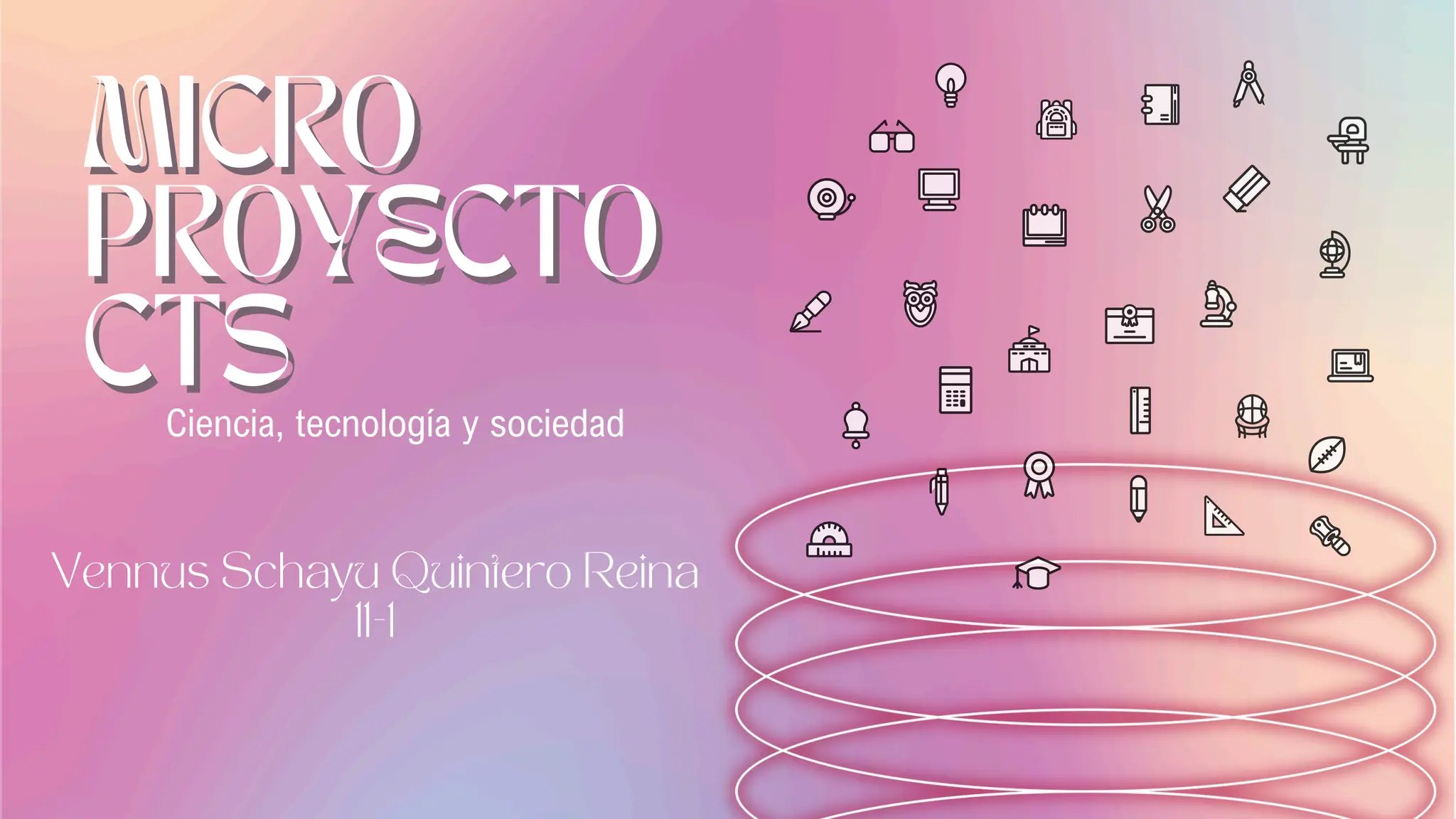 MICRO
MICRO
PROYECTO
PROYECTO
CTS
CTS
Ciencia, tecnología y sociedad
Vennus Schayu Quintero Reina
11-1
 