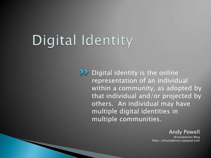 Digital Identity