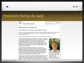 Première forme du webHenri ISAAC, octobre 20096