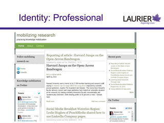 Identity: Professional
 