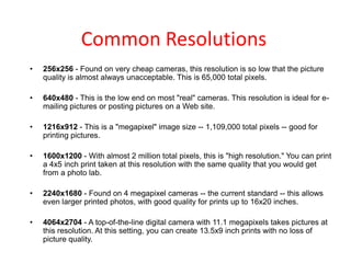 Digital image and file formats | PPTX