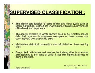 Digital image classification | PDF