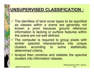 Digital image classification | PDF