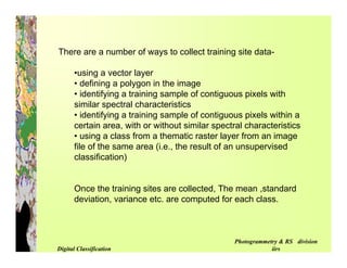 Digital image classification | PDF