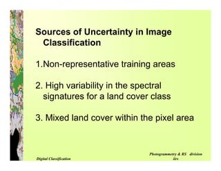 Digital image classification | PDF