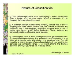 Digital image classification | PDF
