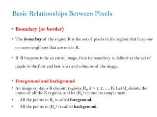 Digital image processing fundamental explanation | PDF