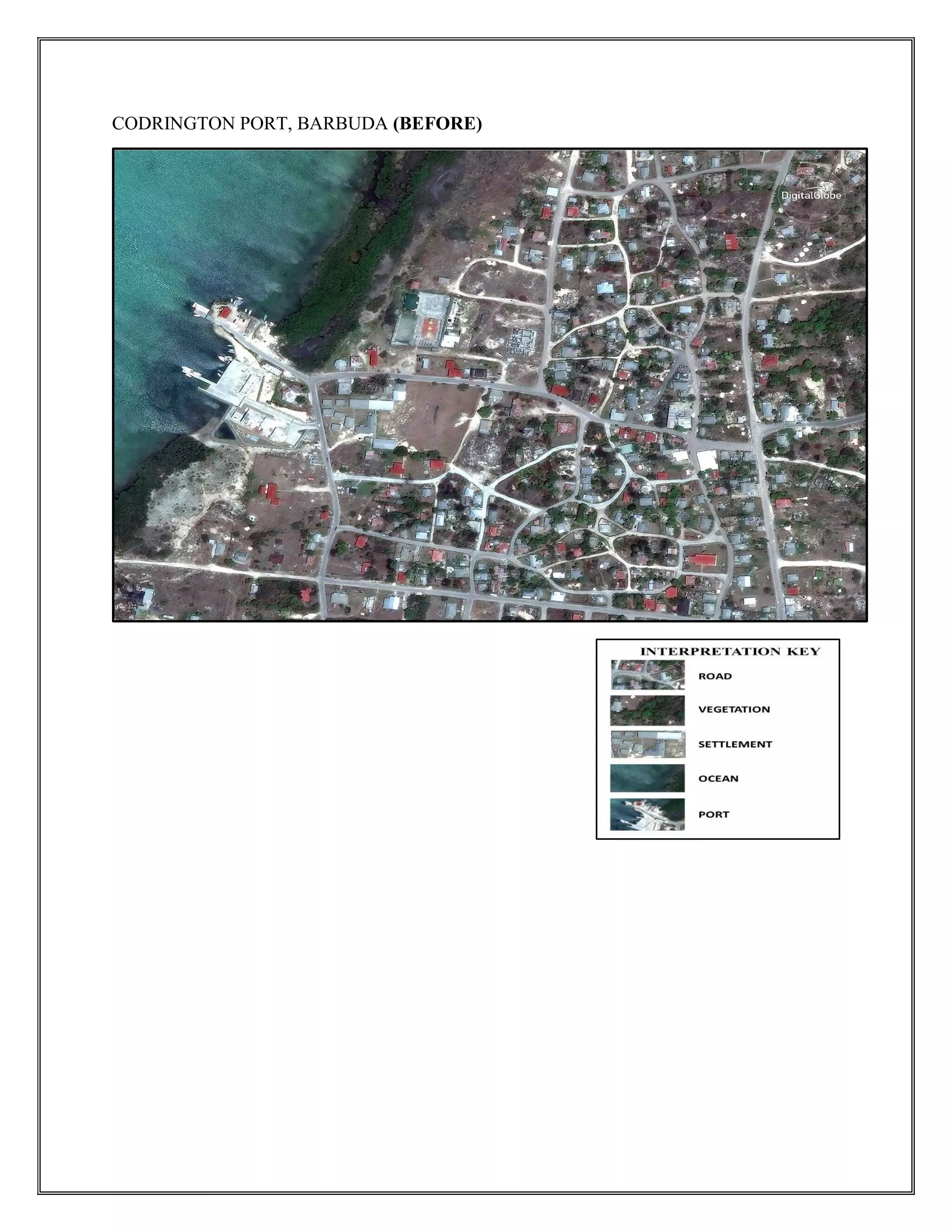 CODRINGTON PORT, BARBUDA (BEFORE)
 