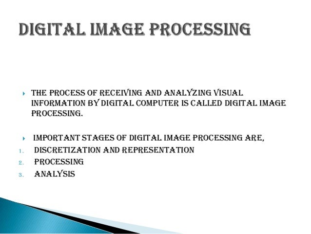 digital image processing