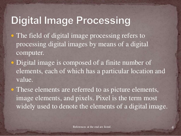 Applications of Digital image processing in Medical Field