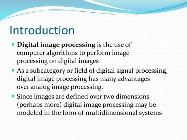Digital image processing | PPT