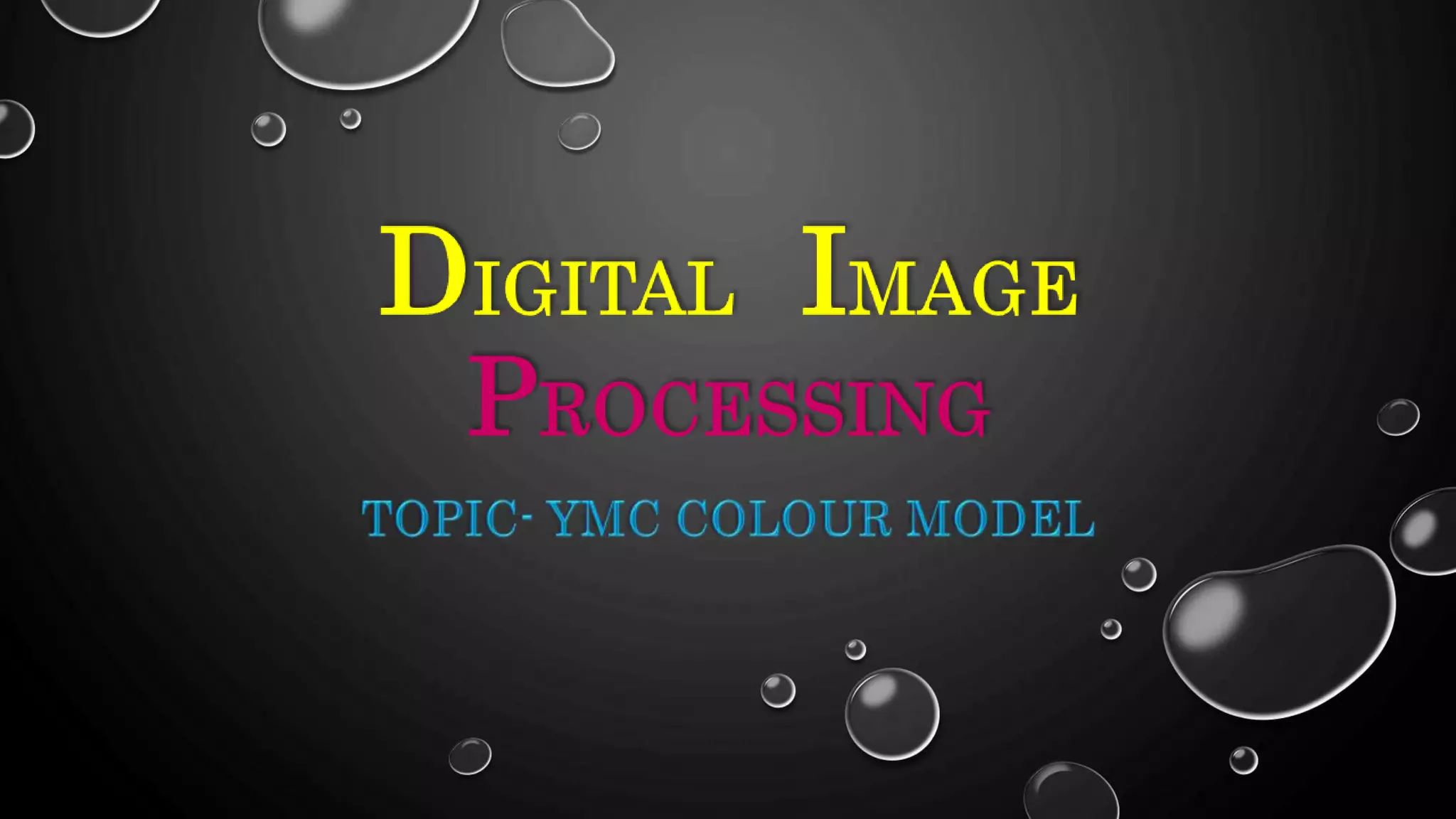 Digital image processing | PPT