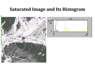 Saturated Image and Its Histogram
 