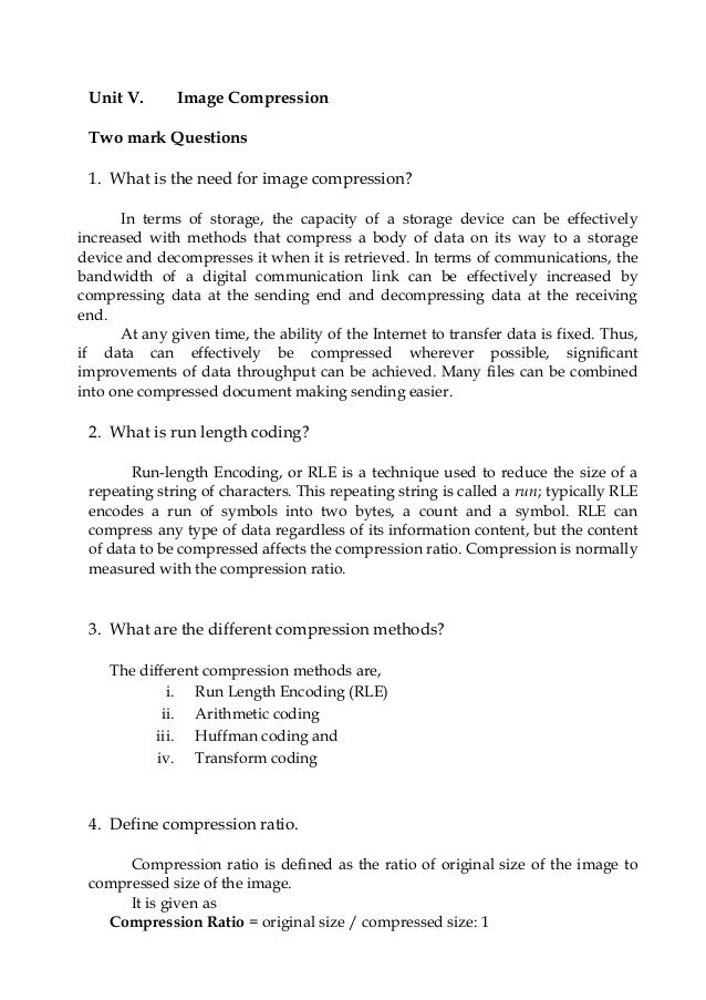 rle signal transformation and information