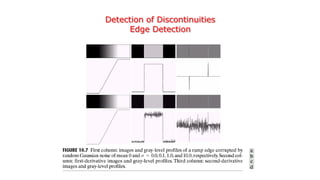 Detection of Discontinuities
Edge Detection
 