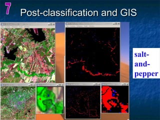 Post-classification and GISPost-classification and GIS
salt-
and-
pepper
 