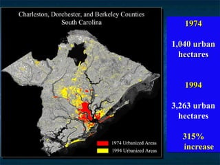 19741974
1,040 urban1,040 urban
hectareshectares
19941994
3,263 urban
hectares
315%
increase
19741974
1,040 urban1,040 urban
hectareshectares
19941994
3,263 urban
hectares
315%
increase
 