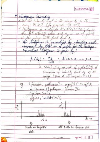 Digital Image Processing Notes - Akshansh | PDF