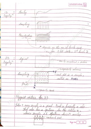 Digital Image Processing Notes - Akshansh | PDF