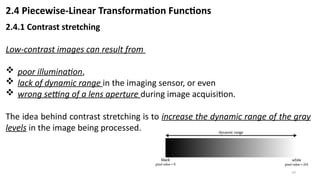 Image Enhancement in Spatial Domain (Digital Image Processing - Lecture ...