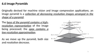 Wavelet Transform (Digital Image Processing - Lecture 6) | PPTX