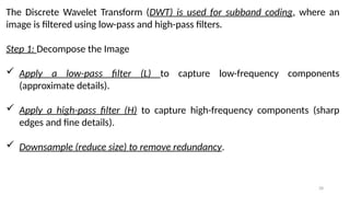 Wavelet Transform (Digital Image Processing - Lecture 6) | PPTX