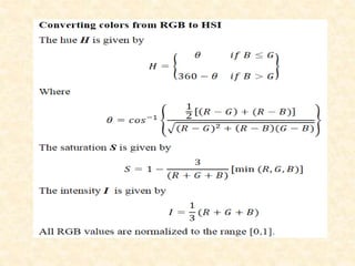 Color image processing ppt