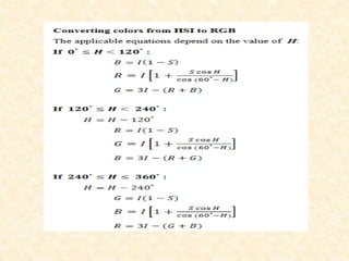 Color image processing ppt