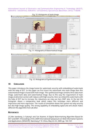 Digital image watermarking using dct with high security of | PDF