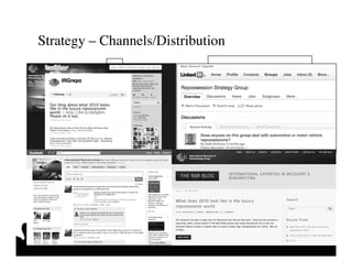 Strategy – Channels/Distribution	

 