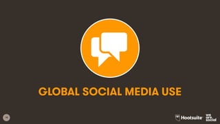 18
GLOBAL SOCIAL MEDIA USE
 