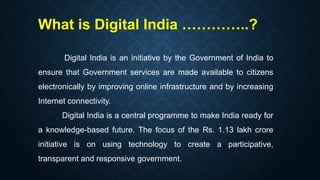 Digital india ppt | PPTX