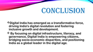 digital india initiative of indian government | PPTX