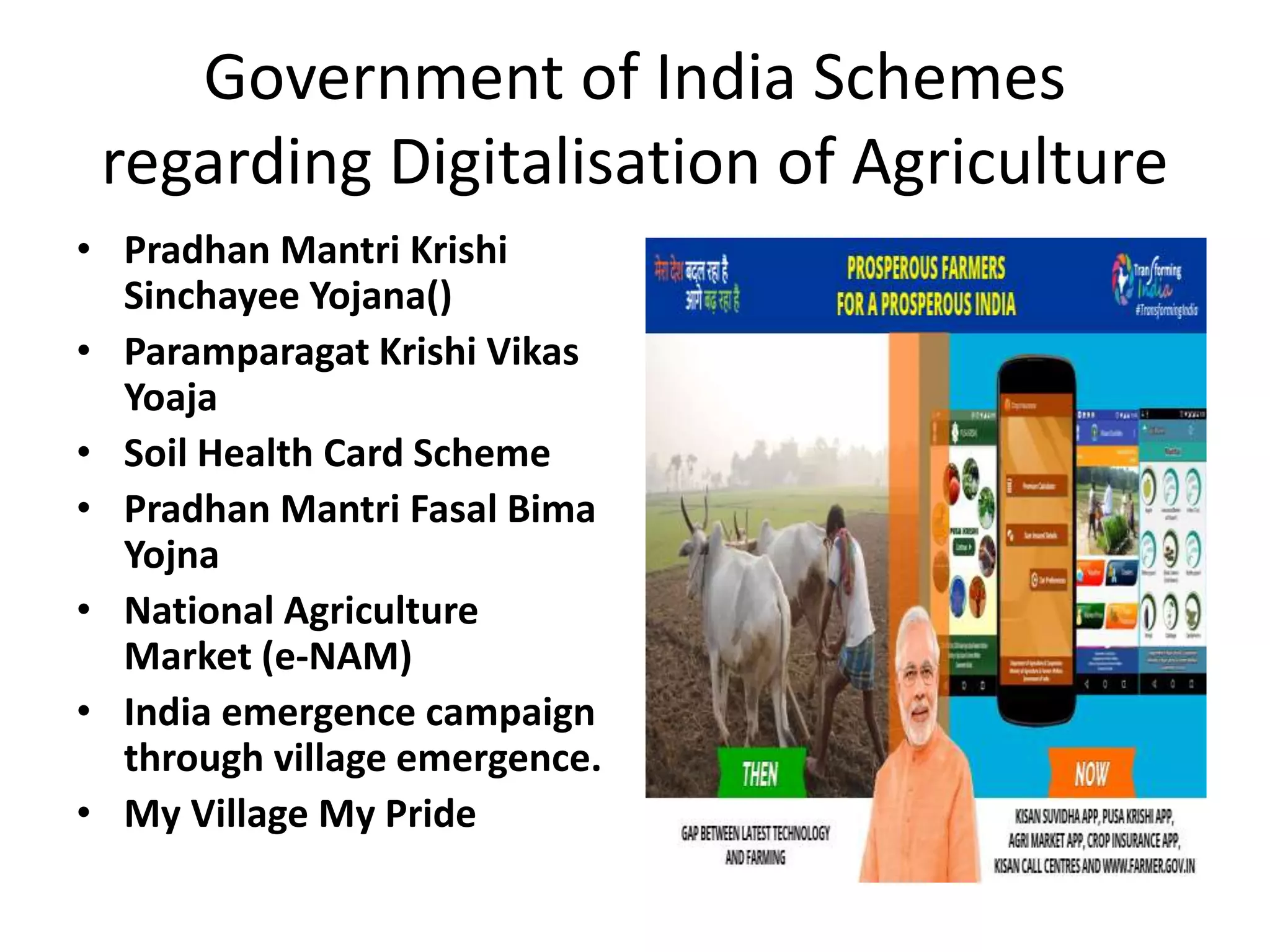 Digital india in agriculture | PPTX