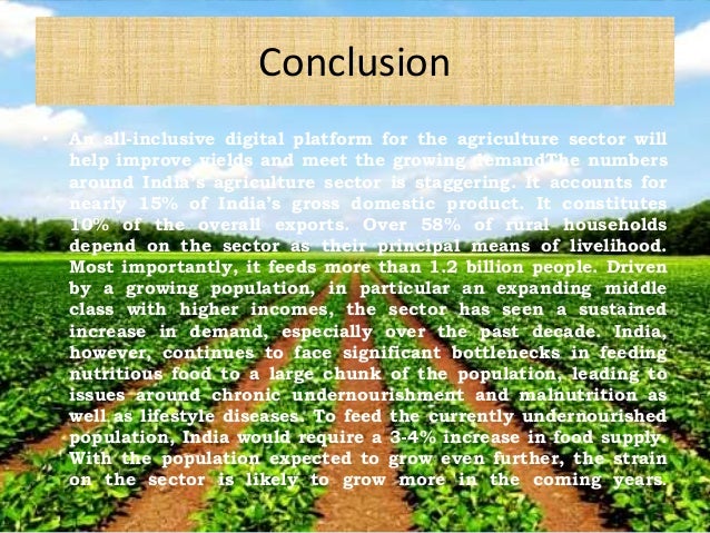 Digital india in agriculture