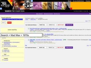 Search = Mad Max + 1970s 