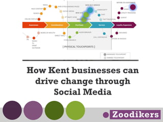 How Kent businesses can
drive change through
Social Media
 