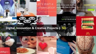 Digital, Innovation & Creative Projects | 53
 