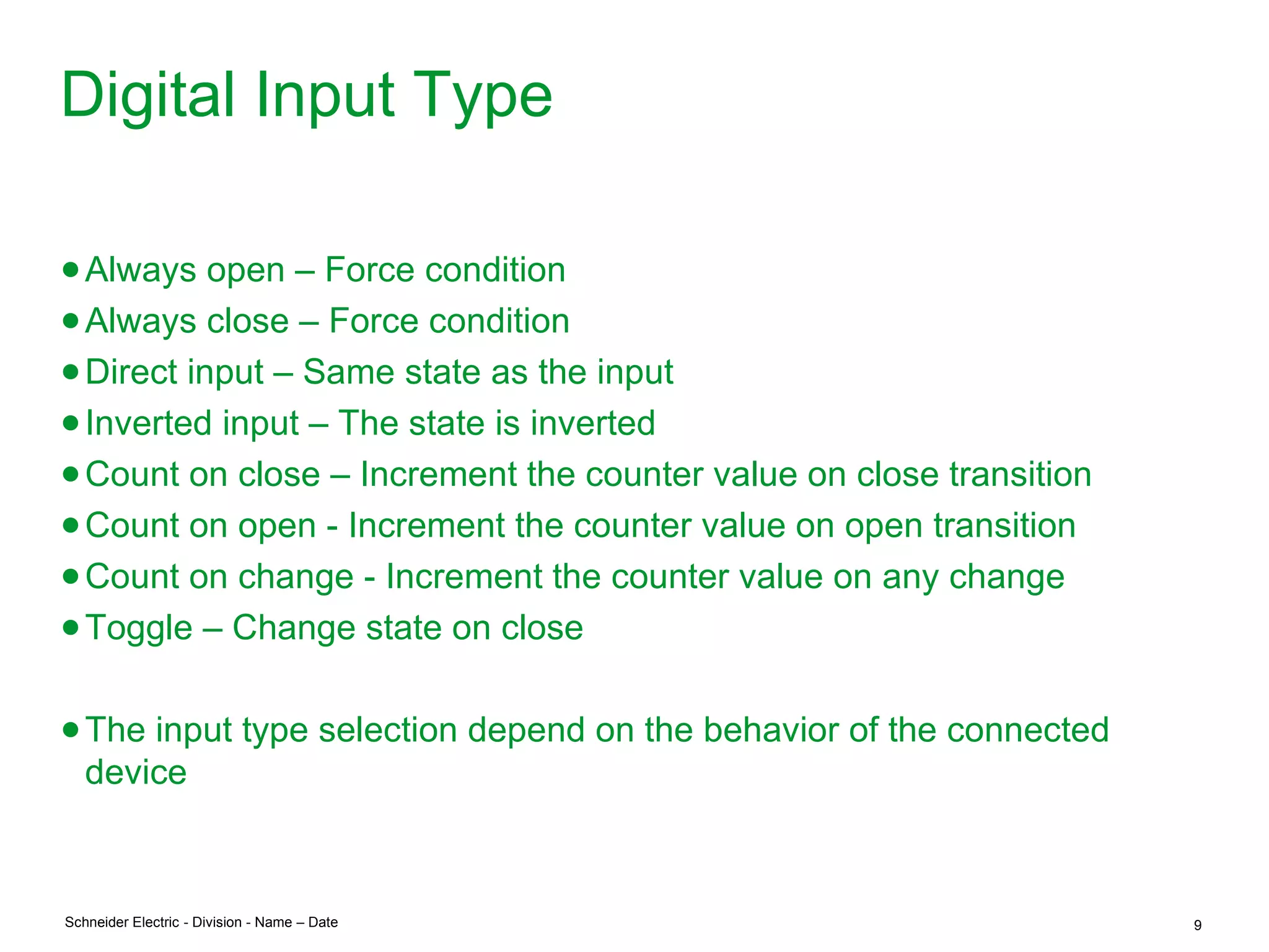 Digital inputs & outputs | PPT