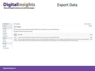 Export Data