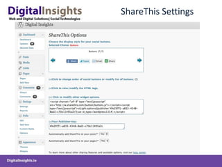 ShareThis Settings