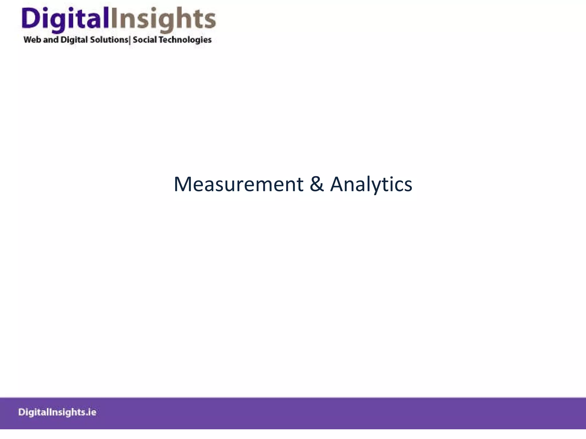 Measurement & Analytics 