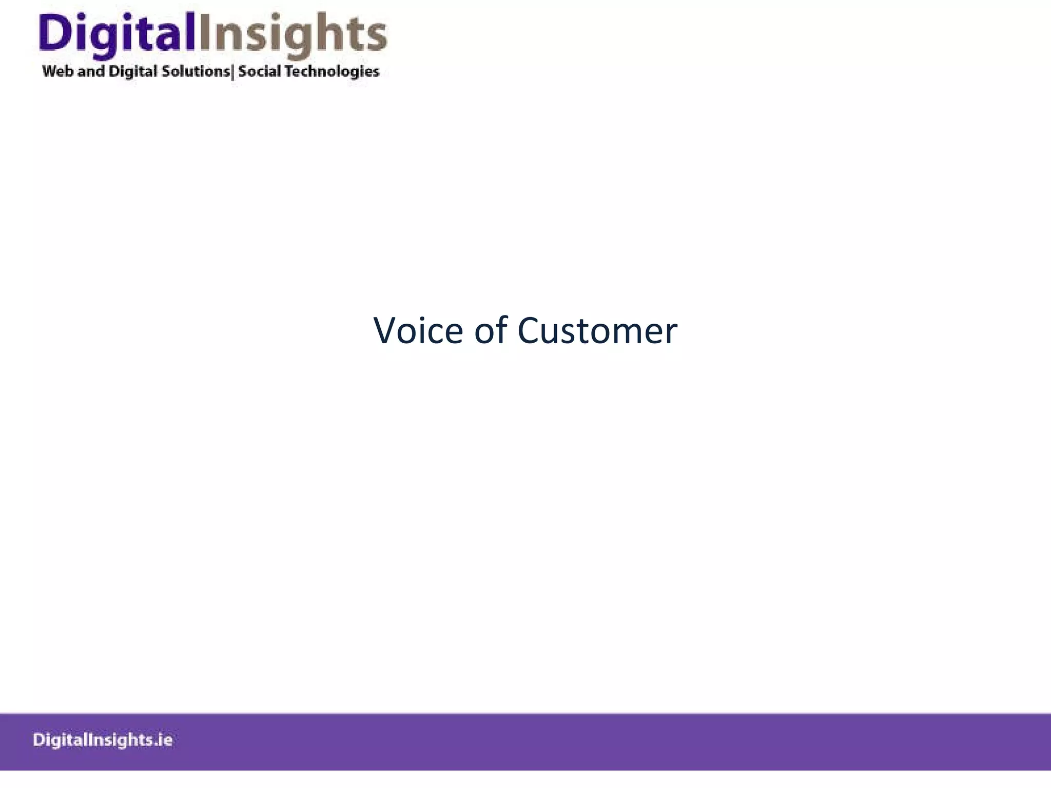 Voice of Customer 