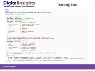 Tracking Txns 