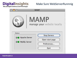 Deploying Wordpress Locally using Webserver