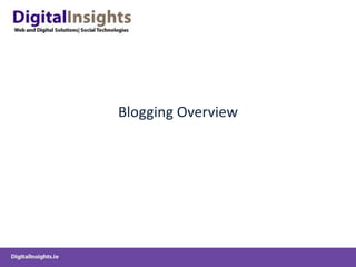 Blogging Overview